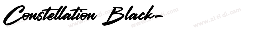 Constellation Black字体转换